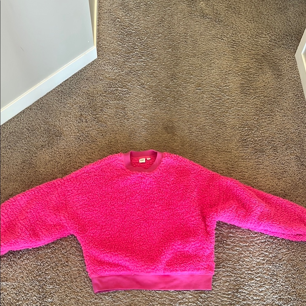 GAP Pink Crew Neck Sweater Soft Knit Classic